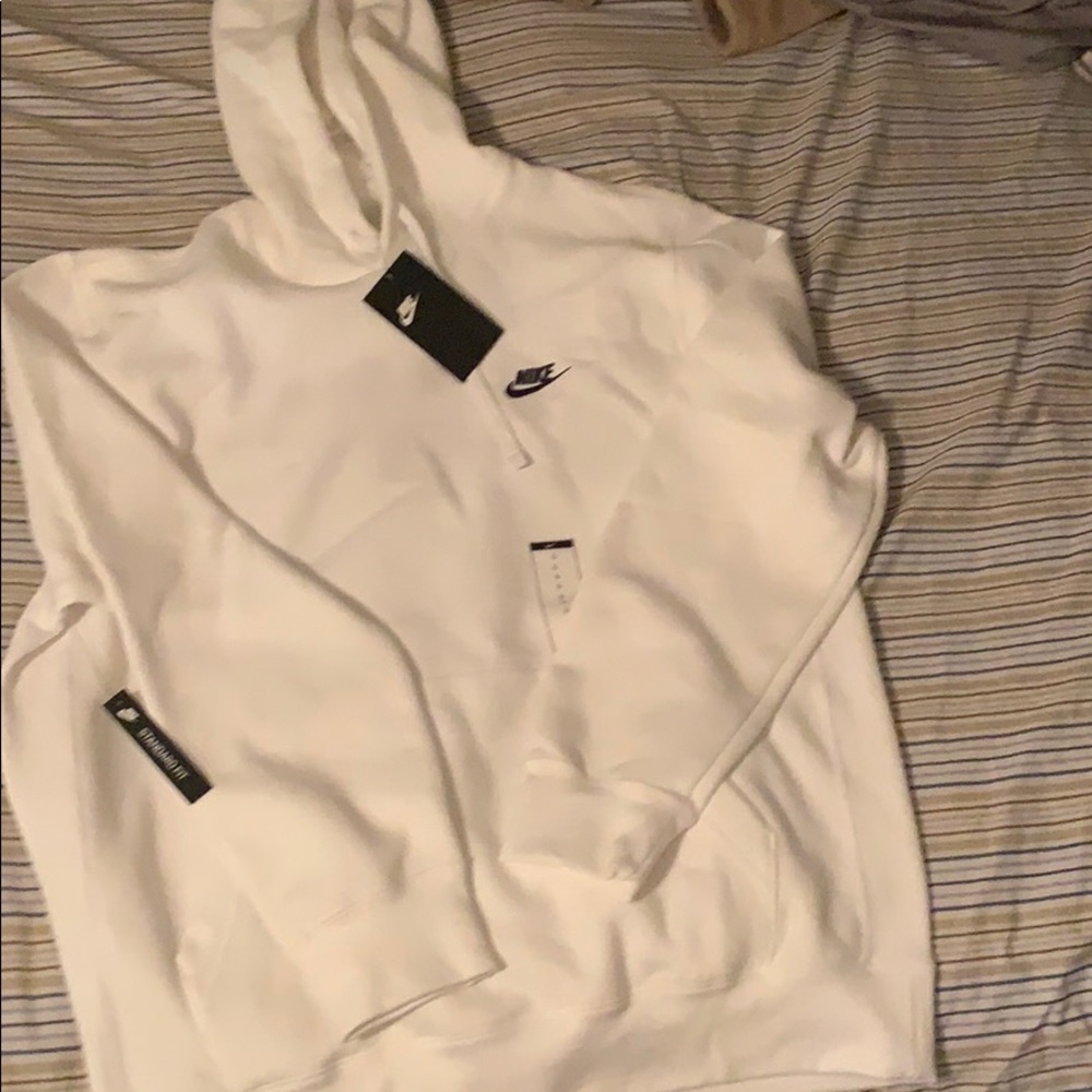 White Nike Hoodie